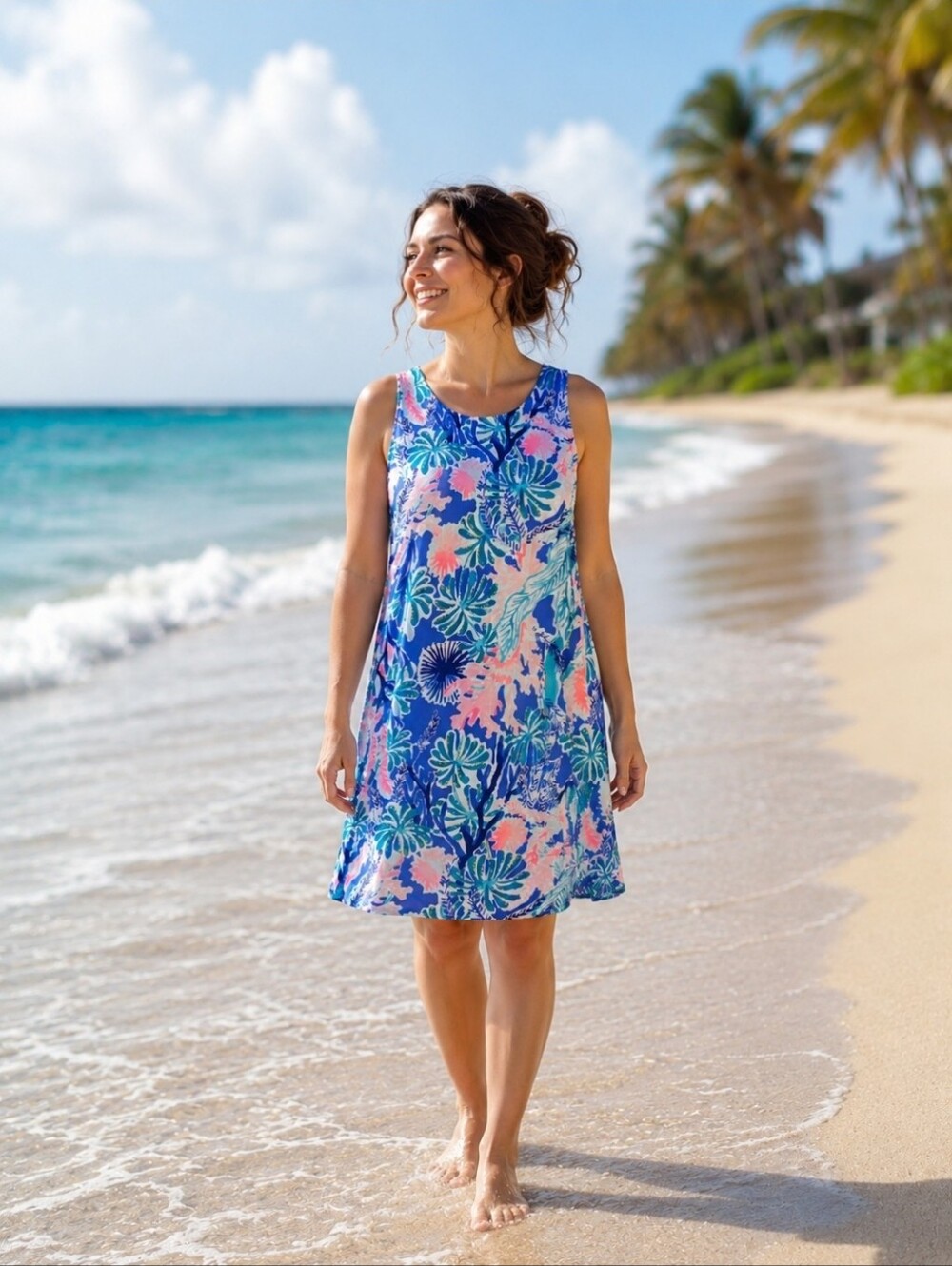 Lilly Pulitzer Floral Swim Cover-Up
